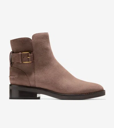 Cole Haan Women's Hampshire Buckle Bootie - Brown Size 8.5