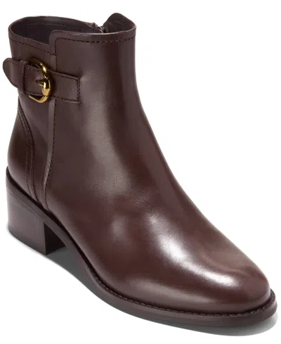 COLE HAAN WOMEN'S HANOVER BLOCK HEEL BOOTIES