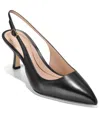 Cole Haan Hansell Slingback Pointed Toe Pump In Black