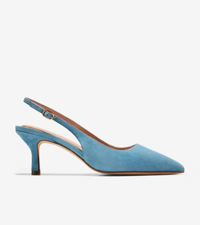 Cole Haan Hansell Slingback Pointed Toe Pump In Blue