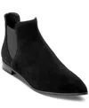 Cole Haan Hara Pointed Toe Bootie In Black Suede