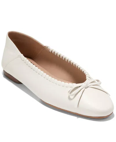 Cole Haan Women's Jaya Travel Ballets Flats In White