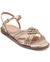 COLE HAAN WOMEN'S JITNEY ANKLE-STRAP KNOTTED FLAT SANDALS
