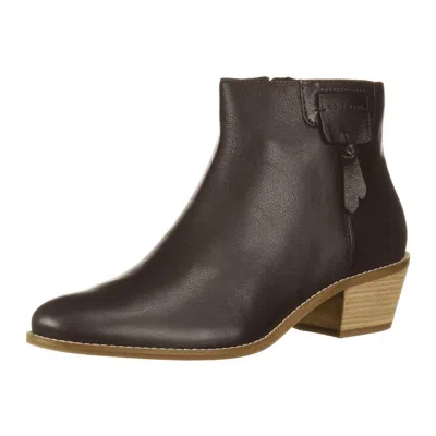 Cole Haan Women's Joanna Bootie In Dark Brown Tumbled