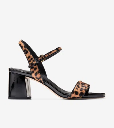 Cole Haan Women's Josie Block Heel Sandals - Brown Size 8.5