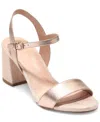 Cole Haan Josie Block Heel Sandal In Rose Gold