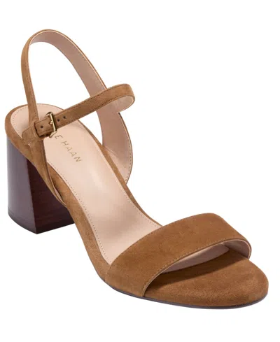 Cole Haan Josie Block Heel Sandal In Brown