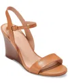 Cole Haan Josie Wedge Sandal In Pecan Leather