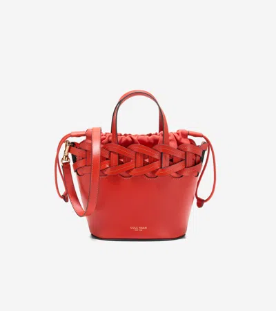 Cole Haan Women's Juliette Small Tote Crossbody Bag - Orange In Red
