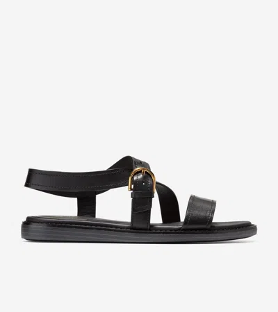 Cole Haan Women's Kami Buckle Sandals - Black Size 9.5