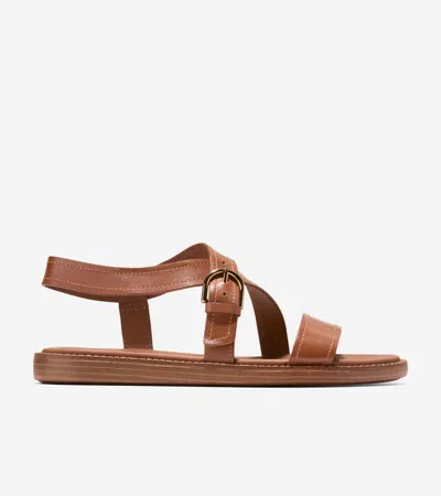 Cole Haan Women's Kami Buckle Sandals - Brown Size 9.5