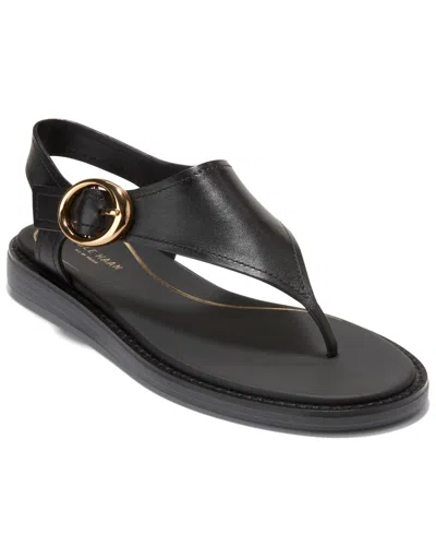Cole Haan Women's Kami Buckle Thong Sandals In Black