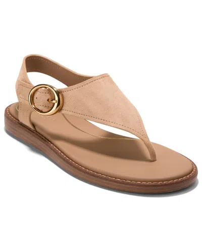 Cole Haan Women's Kami Buckle Thong Sandals In Brown