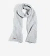 Cole Haan Women's Ladder Stitch Scarf - Grey In Gray