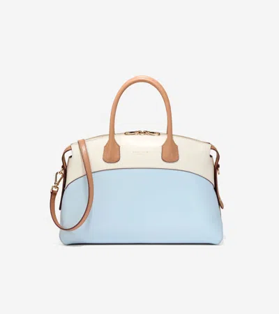 Cole Haan Women's Lady Satchel - Beige In Blue