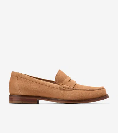 Cole Haan Women's Lana Lux Remastered Penny Loafers - Beige Size 9 In Brown