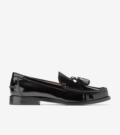 Cole Haan Women's Lana Lux Tassel Loafer Flats In Black