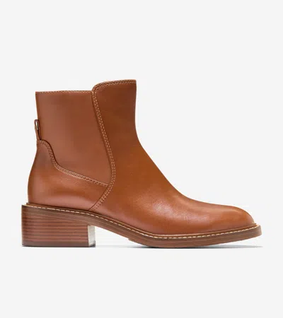 Cole Haan Women's Landry Waterproof Booties - Brown Size 7