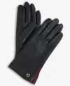 Cole Haan Women's Leather Tech Gloves In Brown