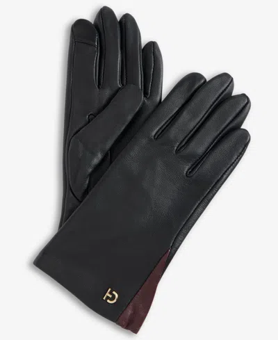 Cole Haan Women's Leather Tech Gloves In Brown