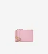 Cole Haan Women's Leather Zip Card Case - Pink In Pink