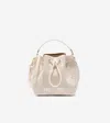 Cole Haan Women's Lidia Leather Bucket Bag - White Size Osfa In White
