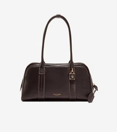 Cole Haan Women's Lockheart Medium Satchel - Brown In Burgundy