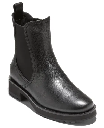 Cole Haan Lyndon Waterproof Chelsea Boot In Black