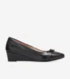 Cole Haan Malta Slip-on Wedge In Black