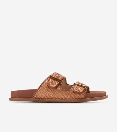 COLE HAAN COLE HAAN WOMEN'S MARISOL FOOTBED SANDALS - BROWN SIZE 9.5