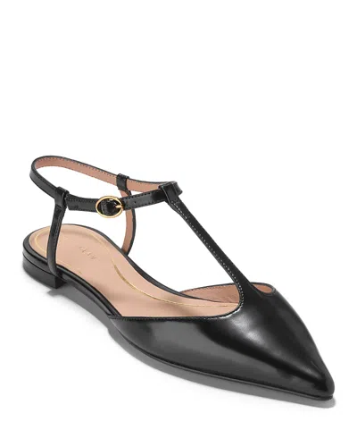 COLE HAAN WOMEN'S MARLAH T STRAP BALLET FLATS