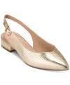 Cole Haan Mazie Slingback Flat In Gold Lizard