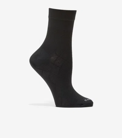 Cole Haan Women's Microfiber Anklet Socks - Black