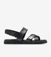 Cole Haan Women's Mirabelle Crisscross Sandals - Black Size 7.5