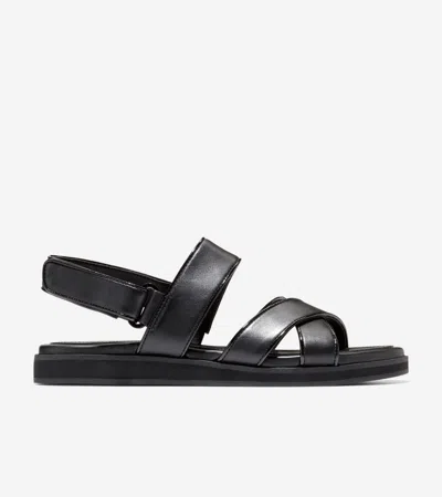 Cole Haan Women's Mirabelle Crisscross Sandals - Black Size 7.5