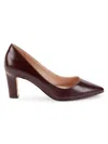 COLE HAAN WOMEN'S MYLAH POINT TOE LEATHER PUMPS