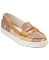 Cole Haan Nantucket Penny Loafer In Bali Striped Printed Canvas,biscuit,iv