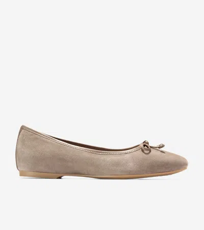 Cole Haan Women's Nicolette Ballet Flats - Beige Size 9.5 In Sand