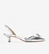 Cole Haan Women's Noella Bow Slingback Pumps In Silver