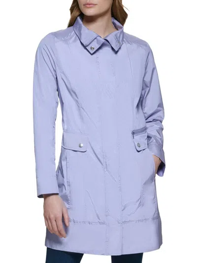 Cole Haan Women's Packable Raincoat In Lavender