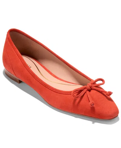 Cole Haan Paget Ballet Flat In Orange