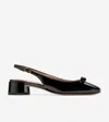 Cole Haan Patsy Bow Slingback Pump In Black