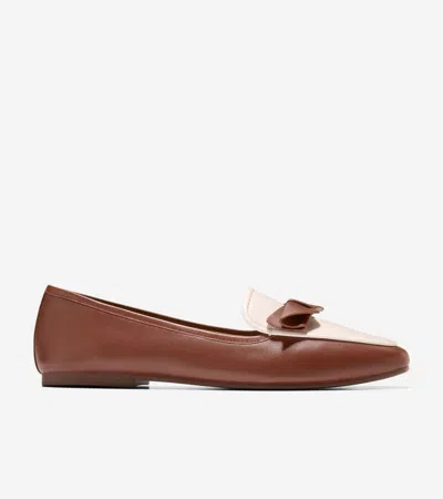 Cole Haan Women's Payson Soft Bow Loafers - Brown Size 9.5