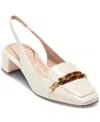 Cole Haan Penley Slingback Pump In Ivory Box Leather
