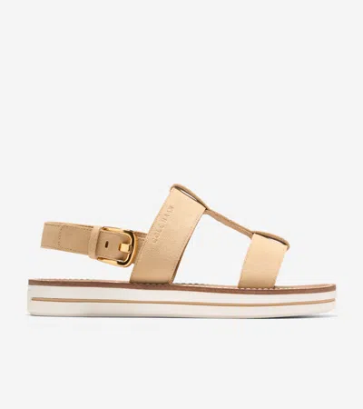 Cole Haan Women's Pinch Long-weekender Sandals - Beige Size 9.5 In Multi