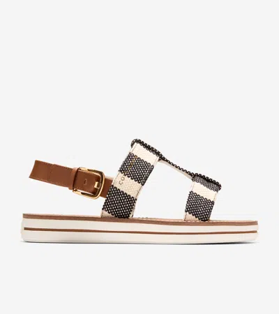 Cole Haan Women's Pinch Long-weekender Sandals - Black Size 9 In Multi