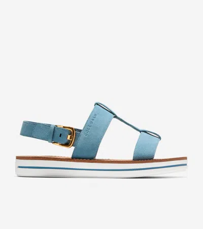 Cole Haan Women's Pinch Long-weekender Sandals - Medium Blue Size 9 In Multi