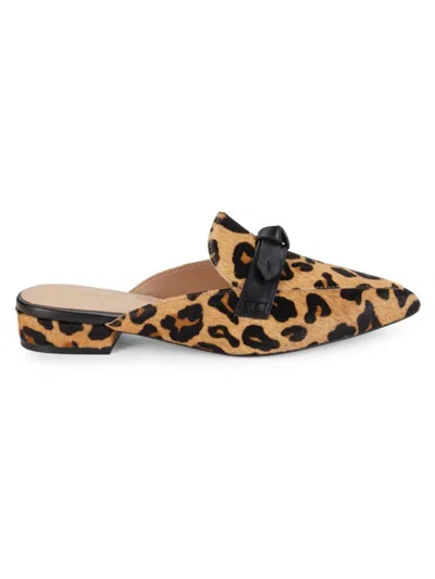 Cole Haan Piper Bow Mule In Leopard