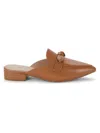 COLE HAAN WOMEN'S PIPER LEATHER BOW MULES