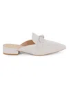 COLE HAAN WOMEN'S PIPER POINT TOE SUEDE MULES